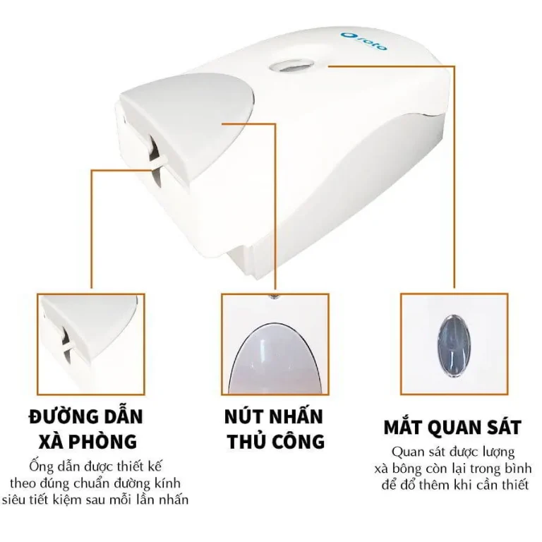 Bình đựng xà bông nhấn tay Roto RT800 RT800 – ảnh 4