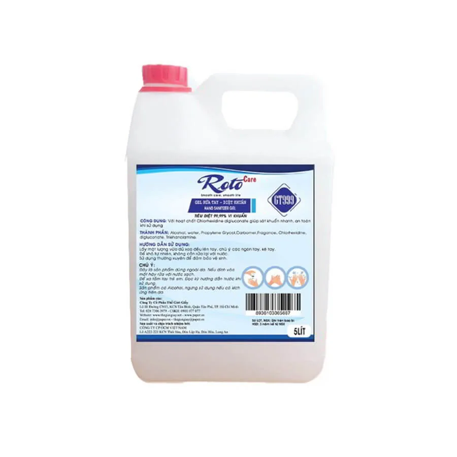 Gel rửa tay khô Roto Care GT999 can 5 lít GT999